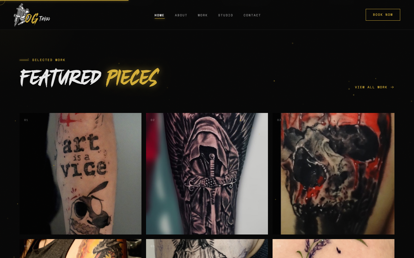 OG Tattoo featured work grid design